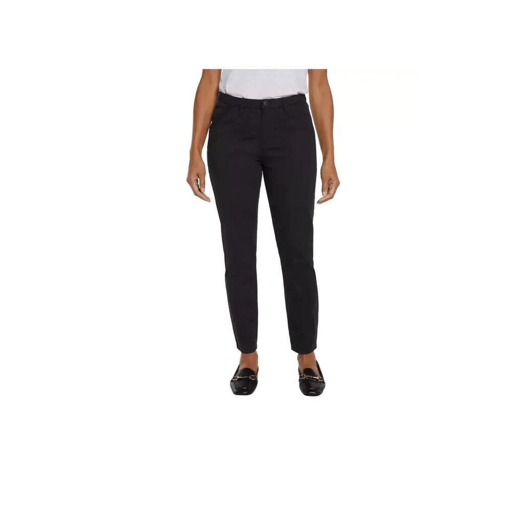 Banana Republic Women's High Rise Twill Pants, Black, Size 10. AX